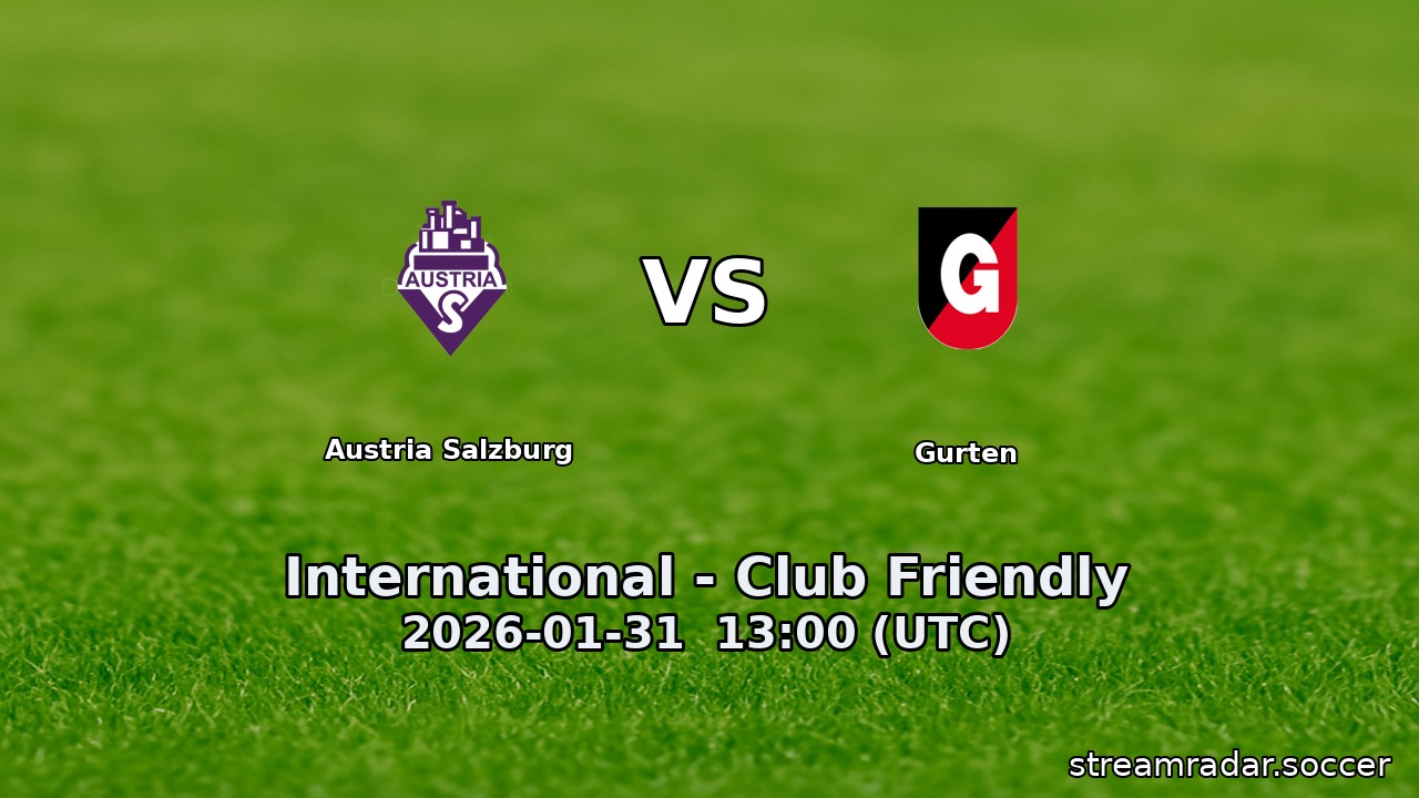 Austria Salzburg vs Gurten