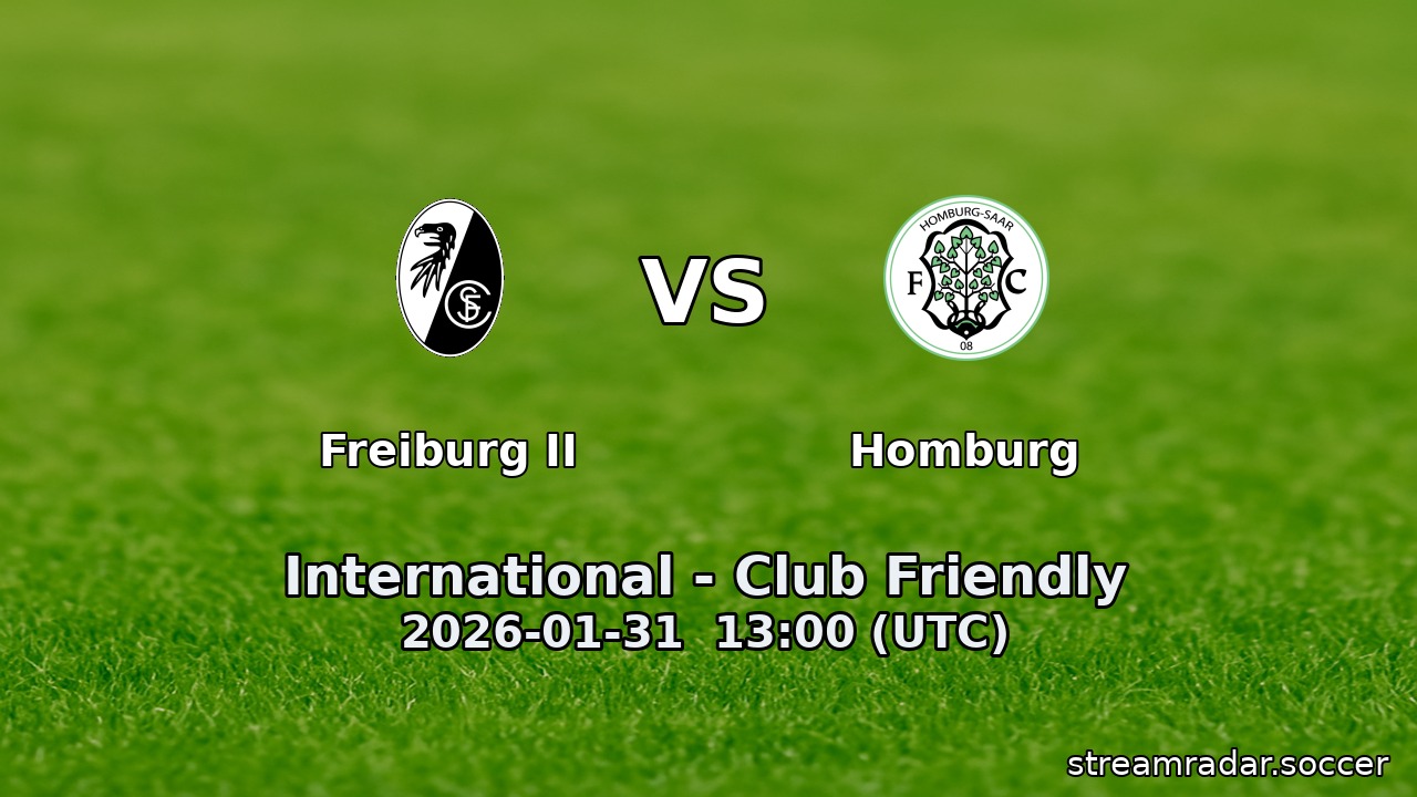 Freiburg II vs Homburg