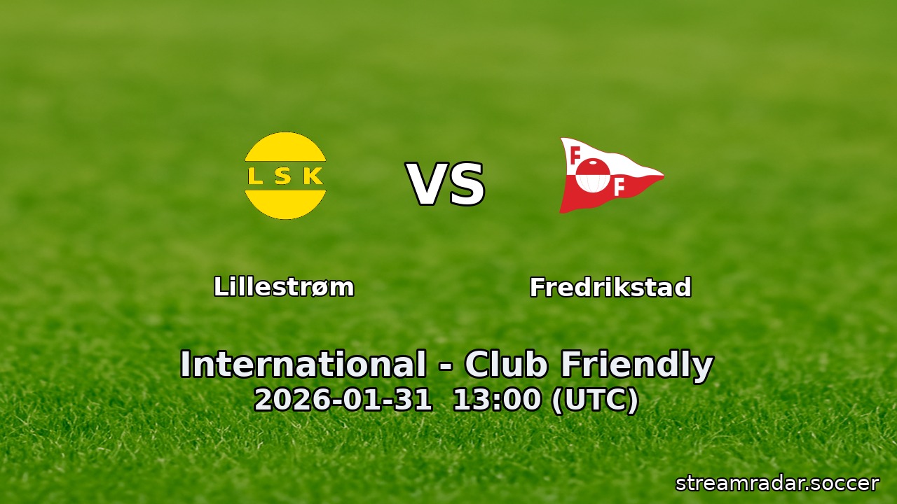 Lillestrøm vs Fredrikstad