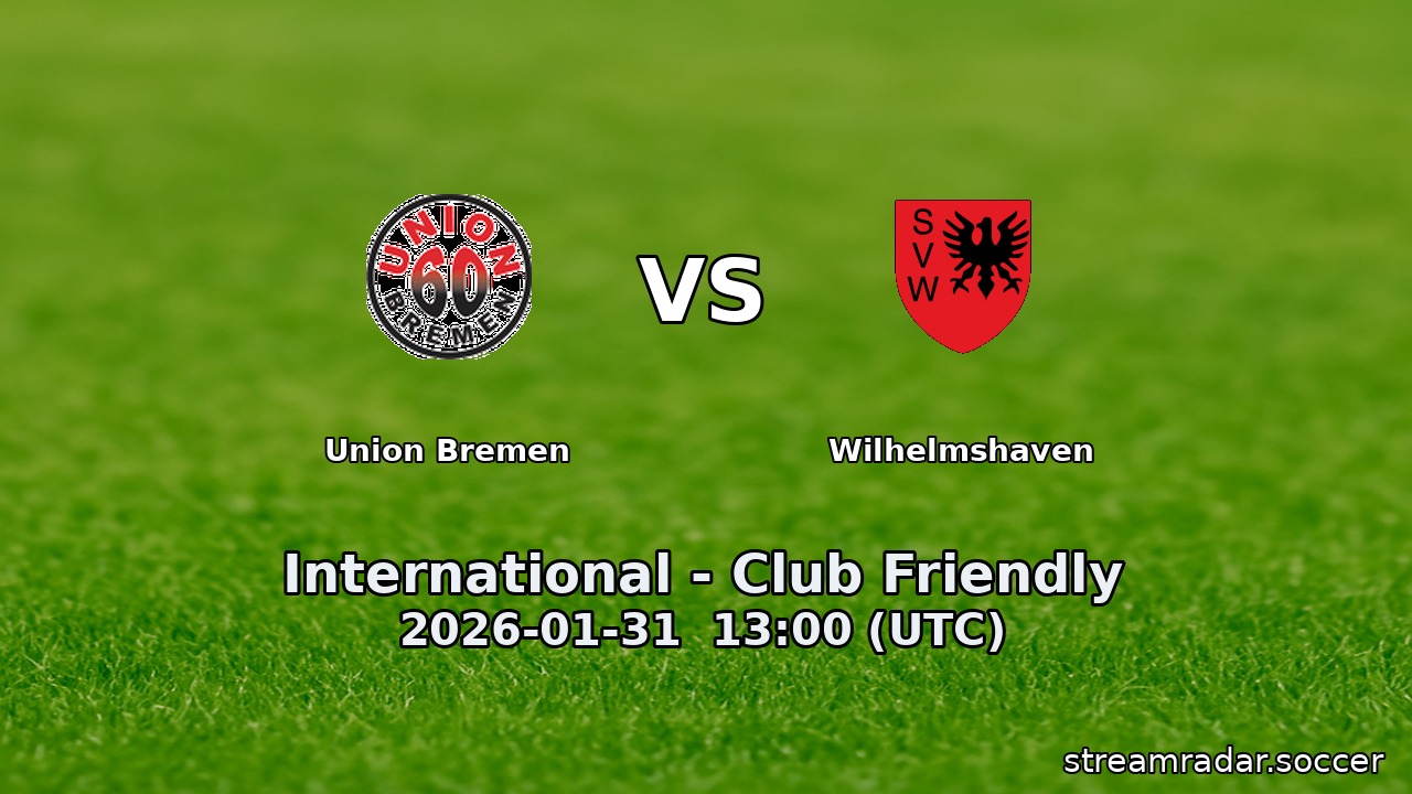 Union Bremen vs Wilhelmshaven
