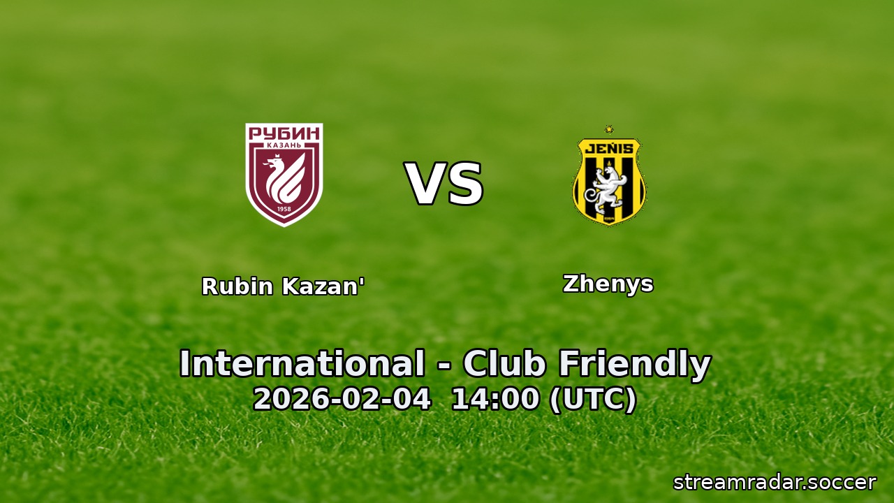 Rubin Kazan' vs Zhenys