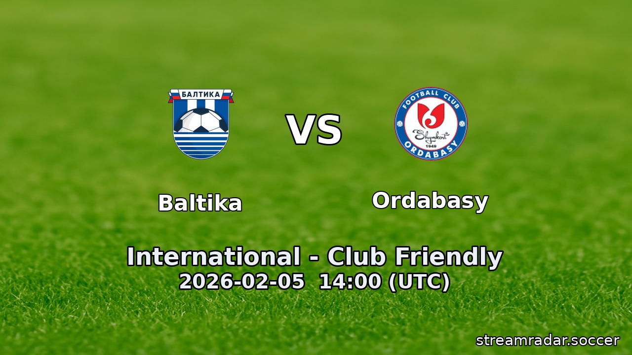 Baltika vs Ordabasy