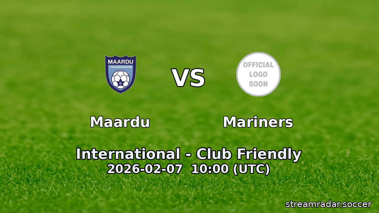 Maardu vs Mariners