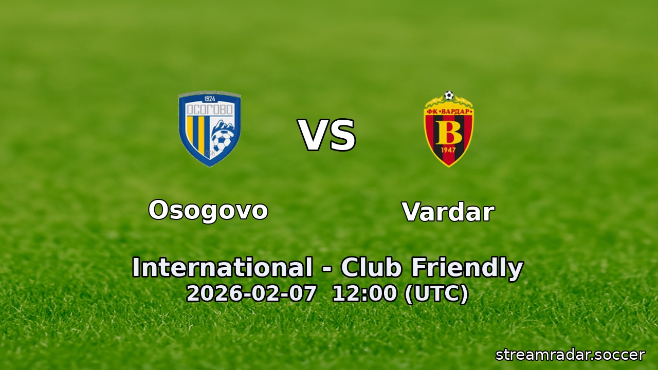 Osogovo vs Vardar
