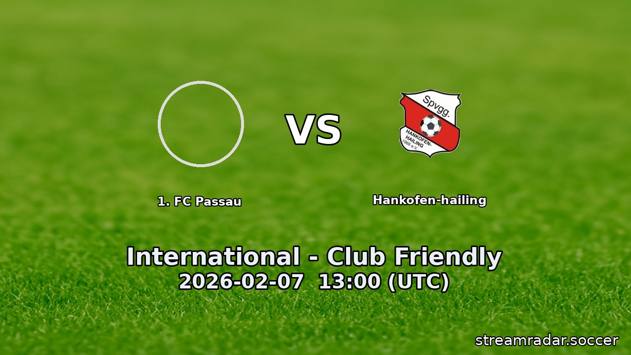 1. FC Passau vs Hankofen-hailing