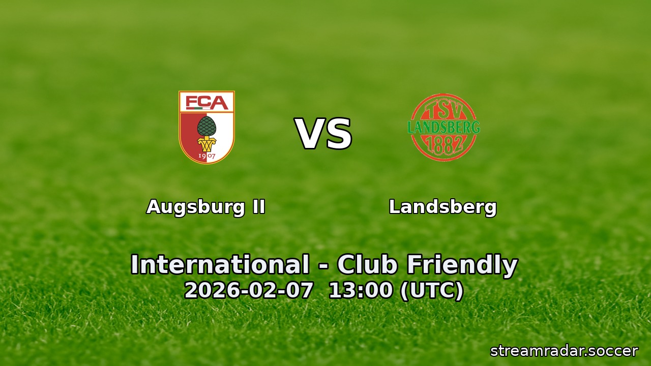 Augsburg II vs Landsberg