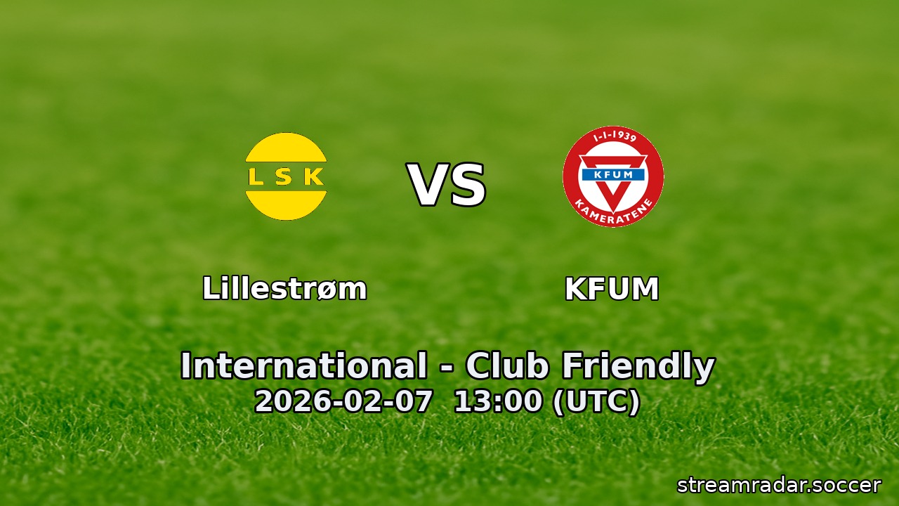 Lillestrøm vs KFUM