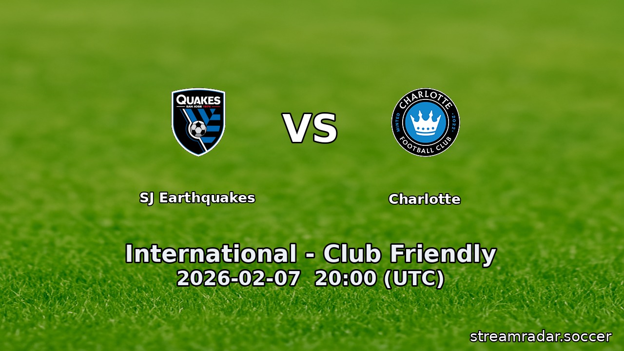 SJ Earthquakes vs Charlotte