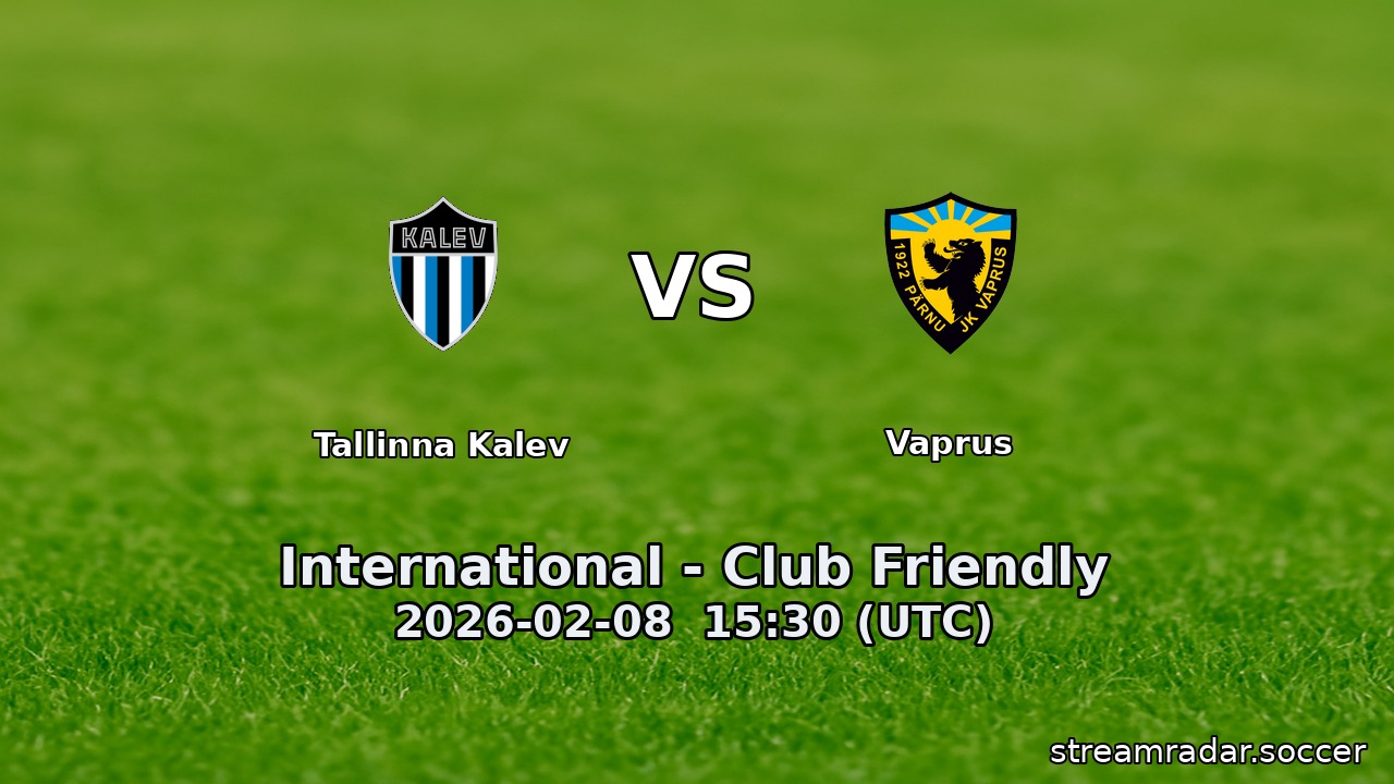 Tallinna Kalev vs Vaprus