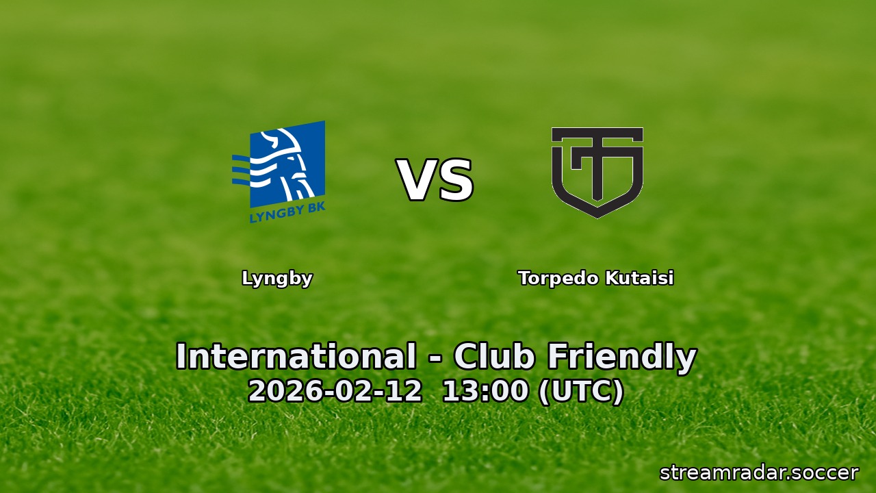 Torpedo Kutaisi vs Lyngby
