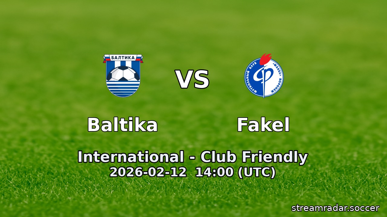 Baltika vs Fakel