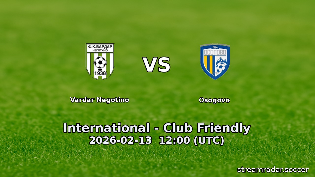Vardar Negotino vs Osogovo