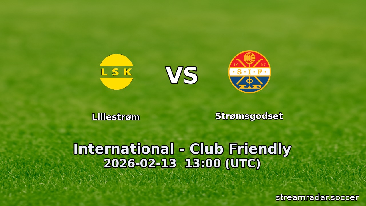 Lillestrøm vs Strømsgodset