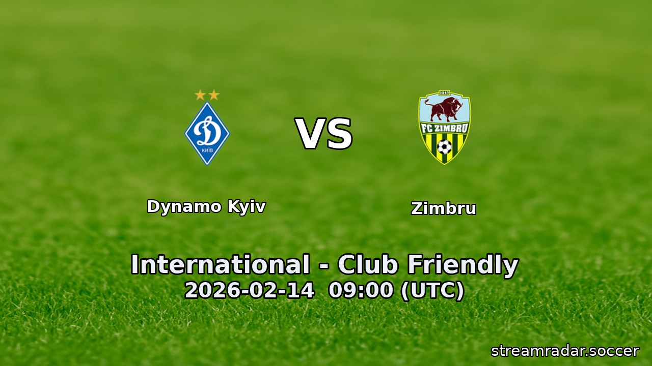 Dynamo Kyiv vs Zimbru