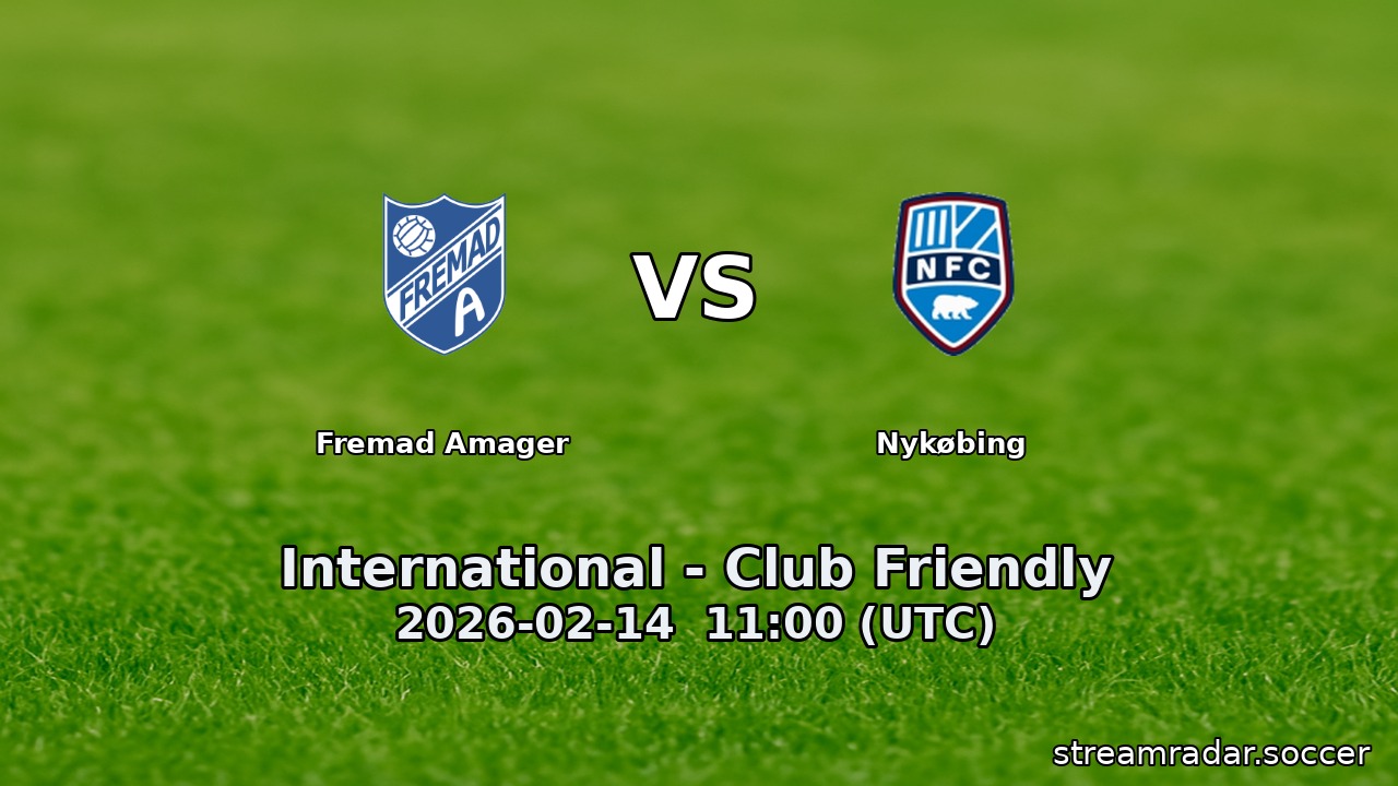 Fremad Amager vs Nykøbing