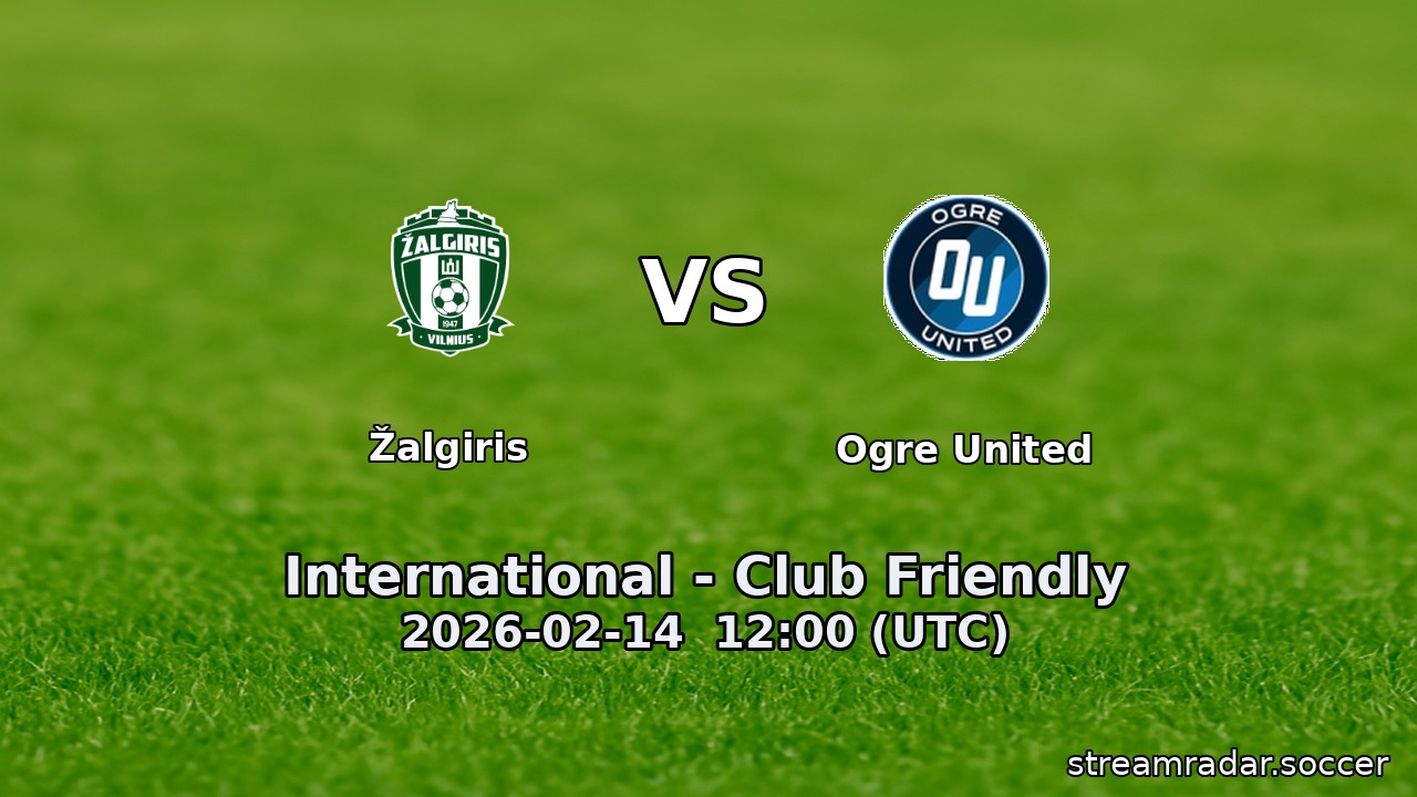 Žalgiris vs Ogre United