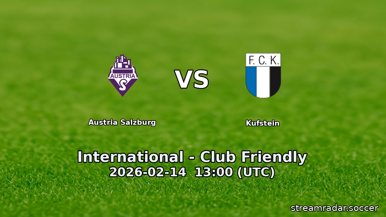 Austria Salzburg vs Kufstein