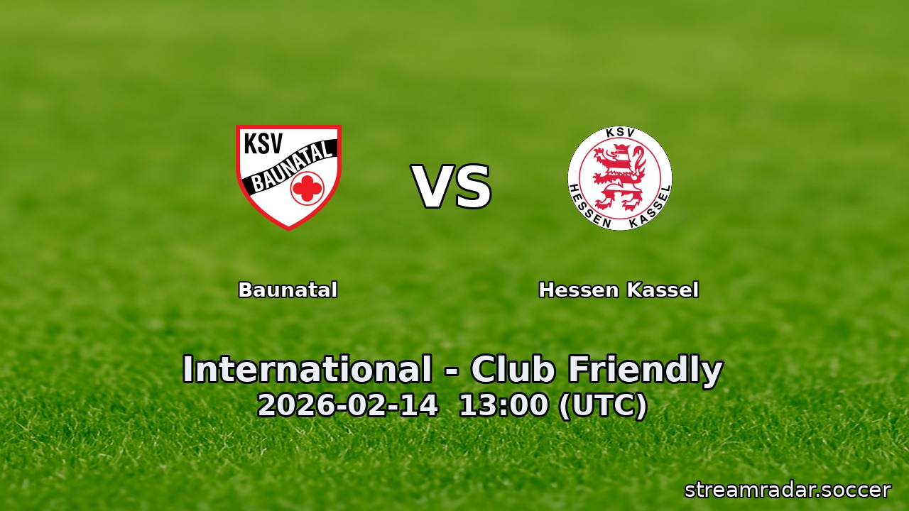 Baunatal vs Hessen Kassel