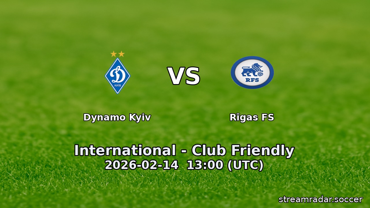 Dynamo Kyiv vs Rīgas FS
