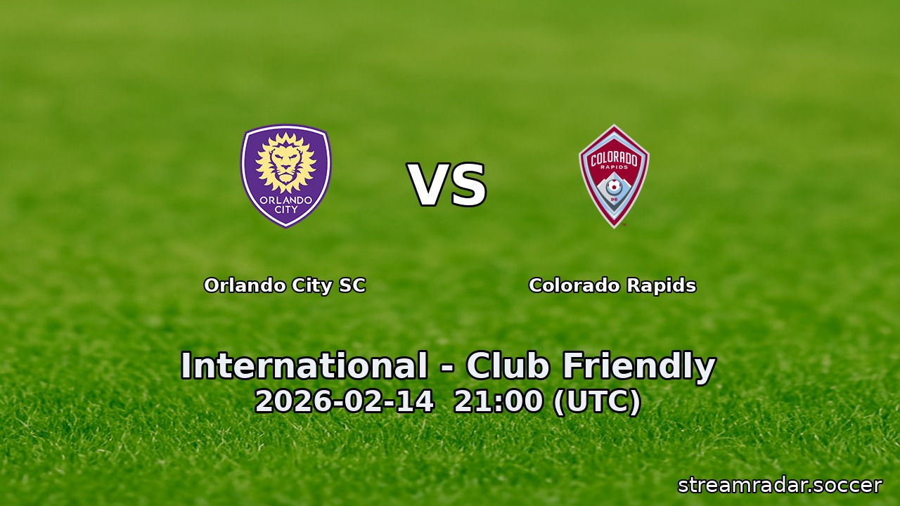 Orlando City SC vs Colorado Rapids