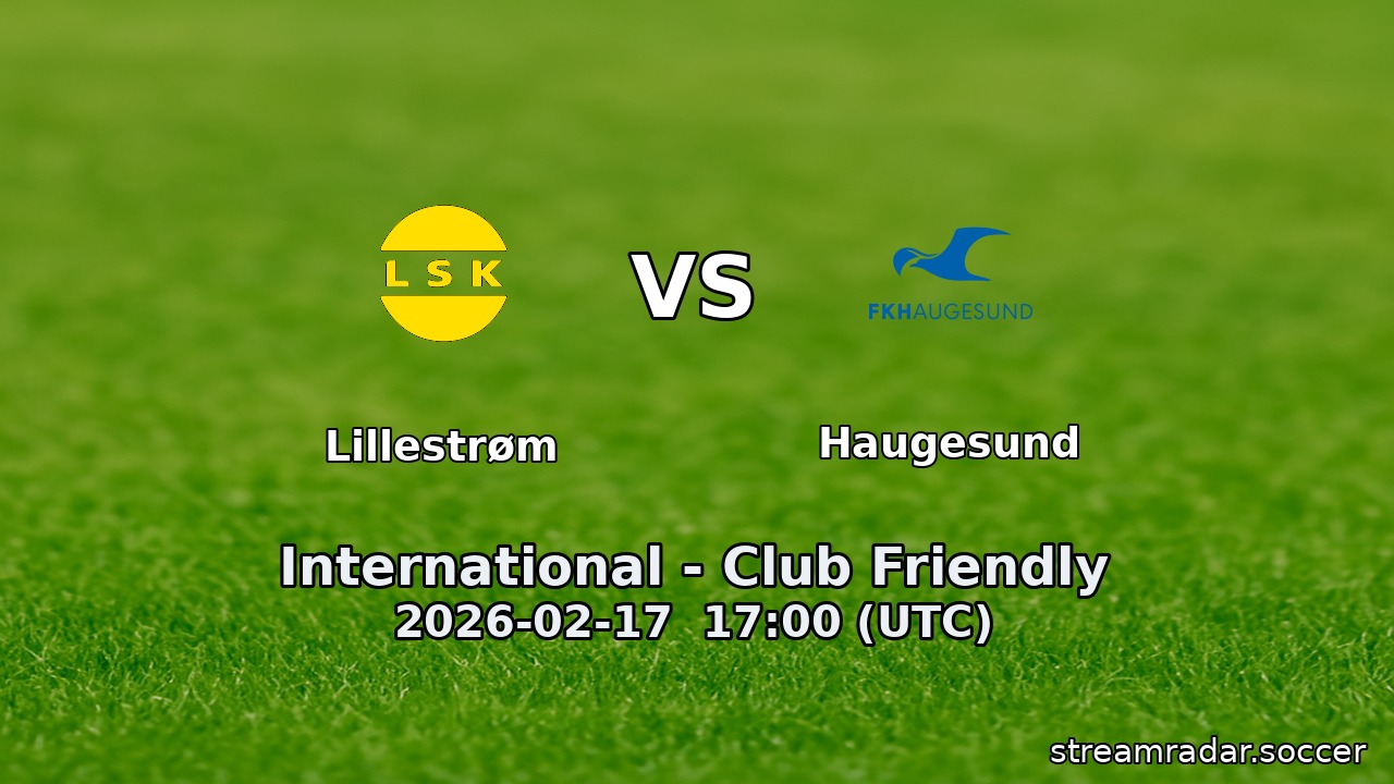 Lillestrøm vs Haugesund