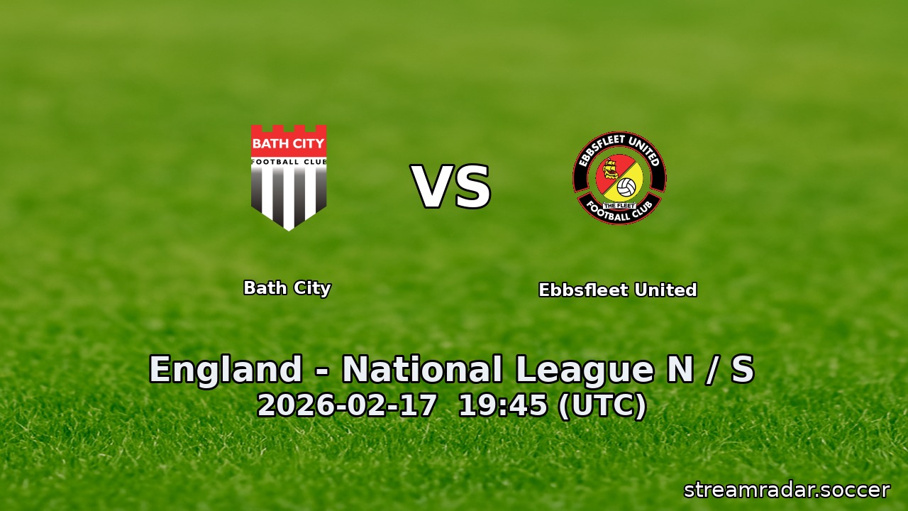 Bath City vs Ebbsfleet United