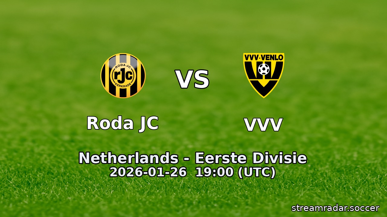 Roda JC vs VVV