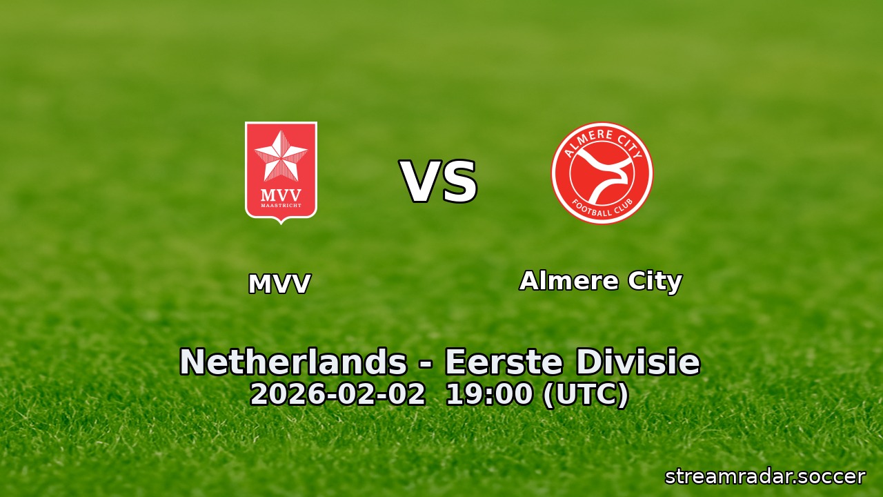 MVV vs Almere City