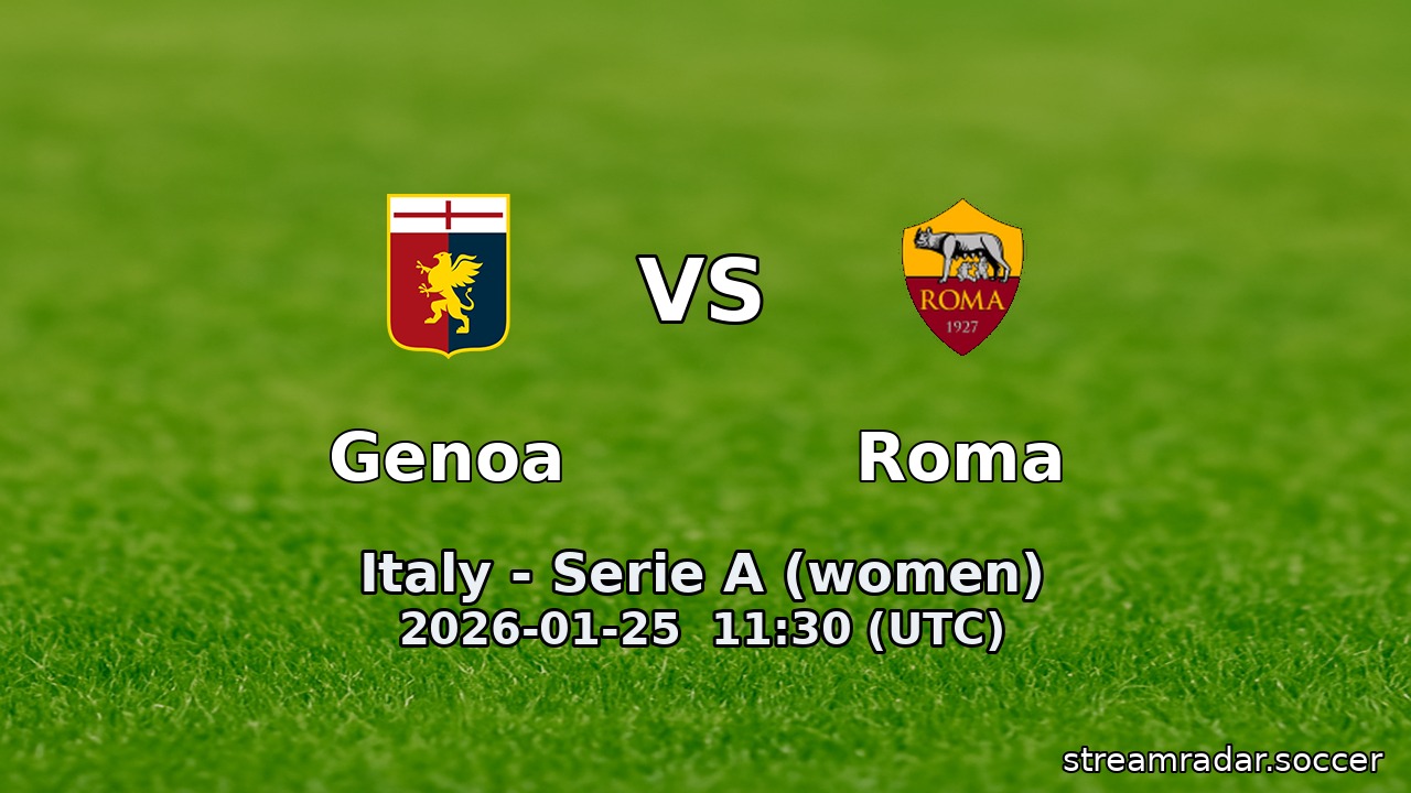 Genoa vs Roma