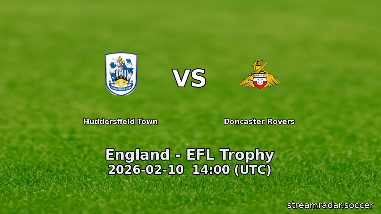 Huddersfield Town vs Doncaster Rovers