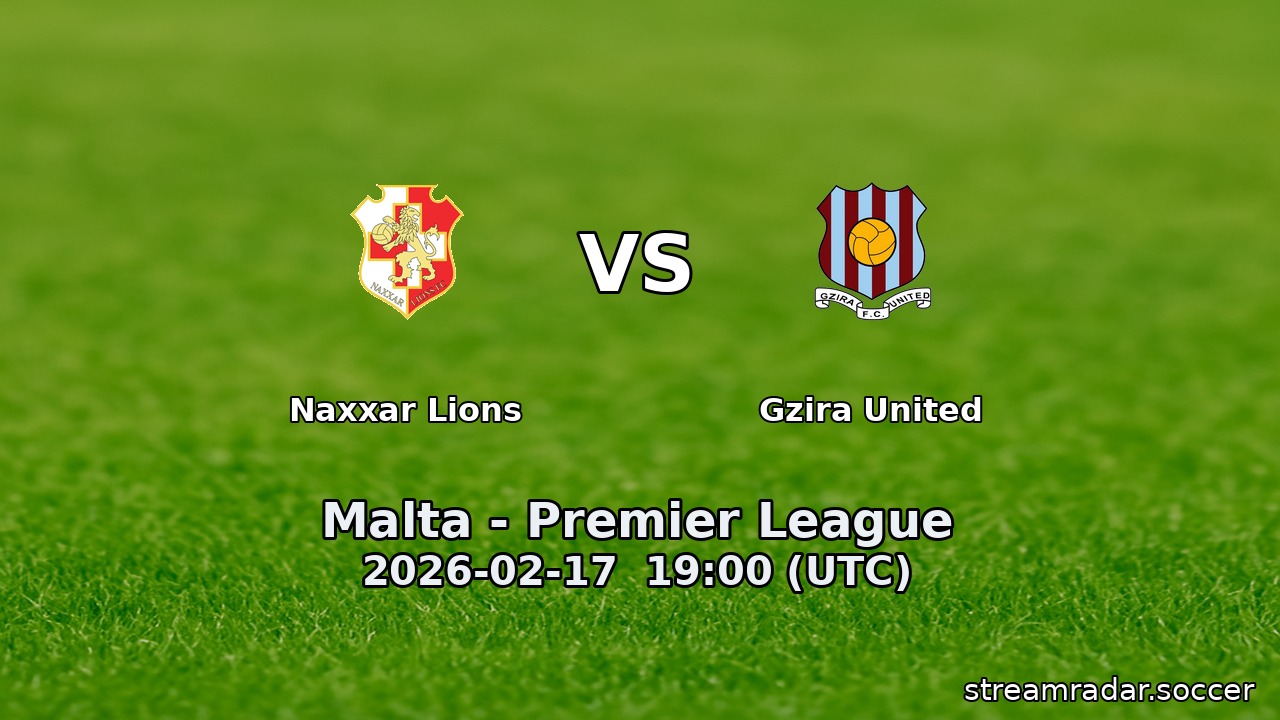 Naxxar Lions vs Gzira United