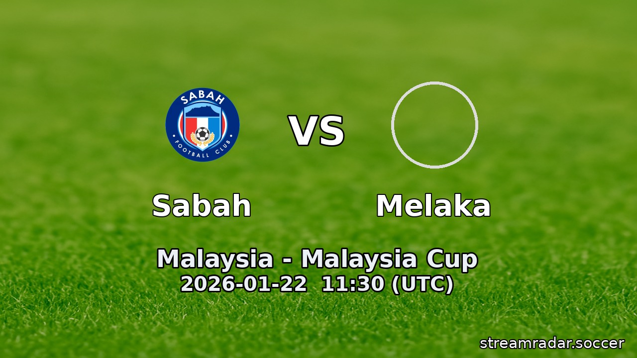 Sabah vs Melaka