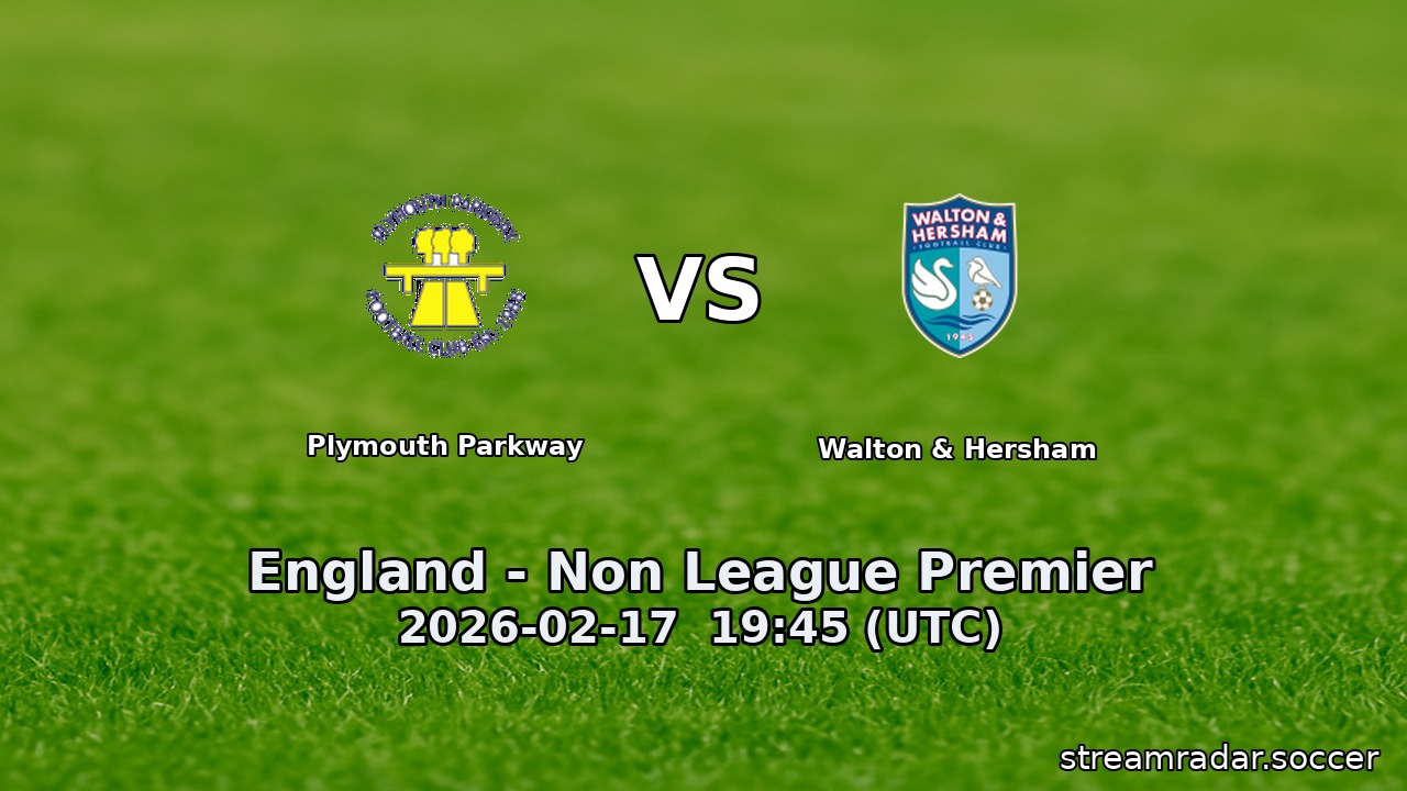 Plymouth Parkway vs Walton & Hersham