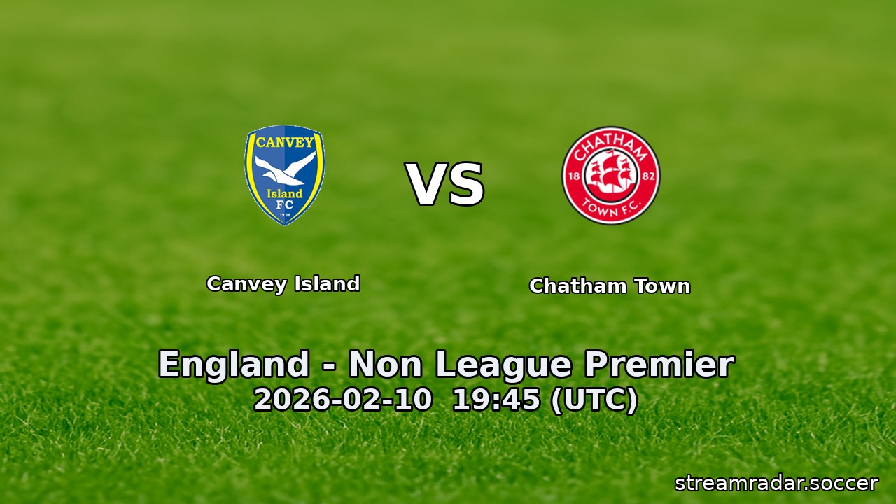 Canvey Island vs Chatham Town