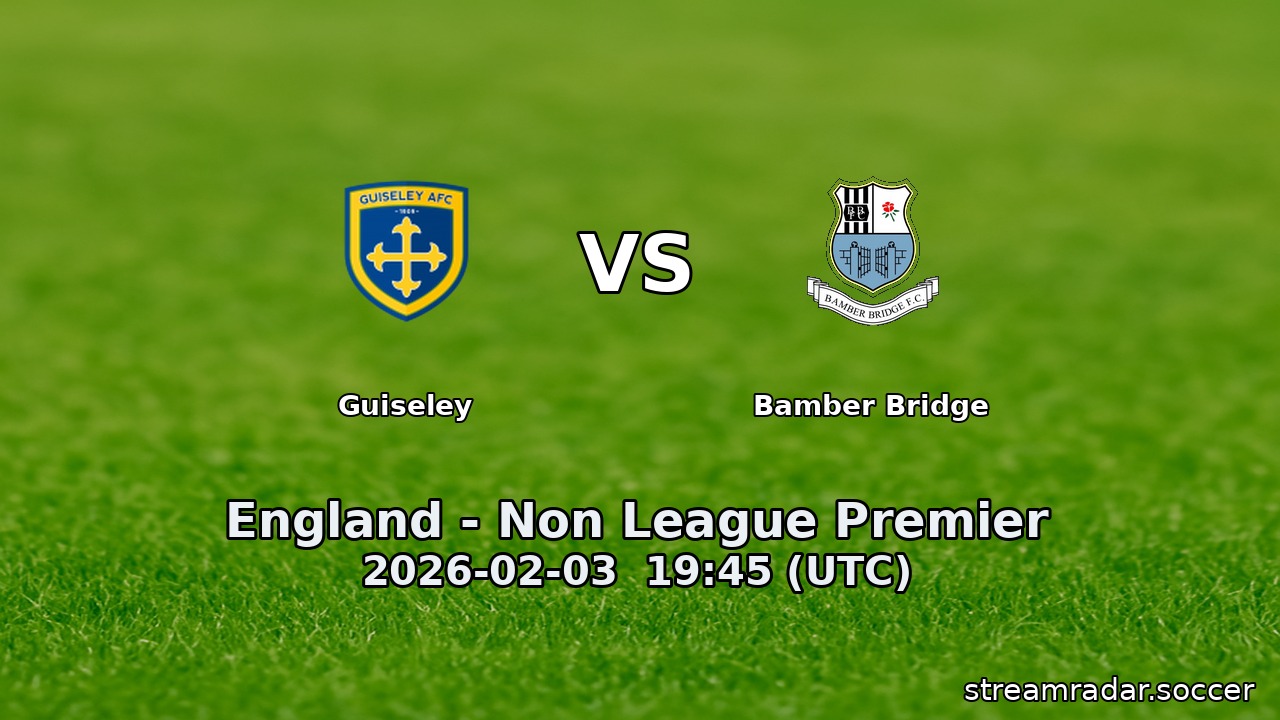 Guiseley vs Bamber Bridge