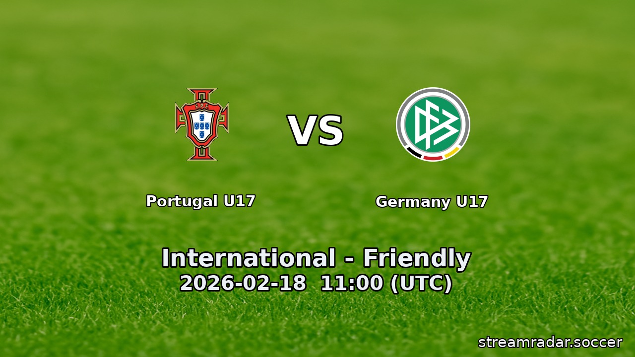 Portugal U17 vs Germany U17