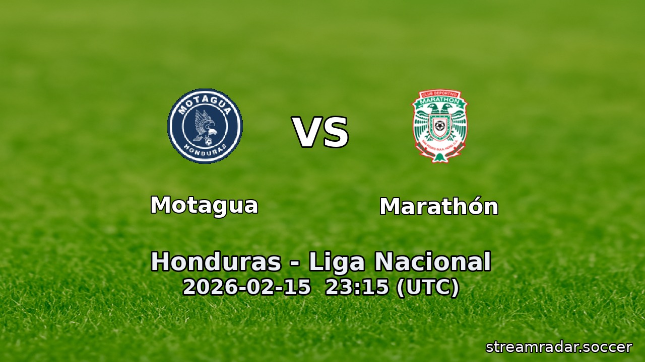 Motagua vs Marathón
