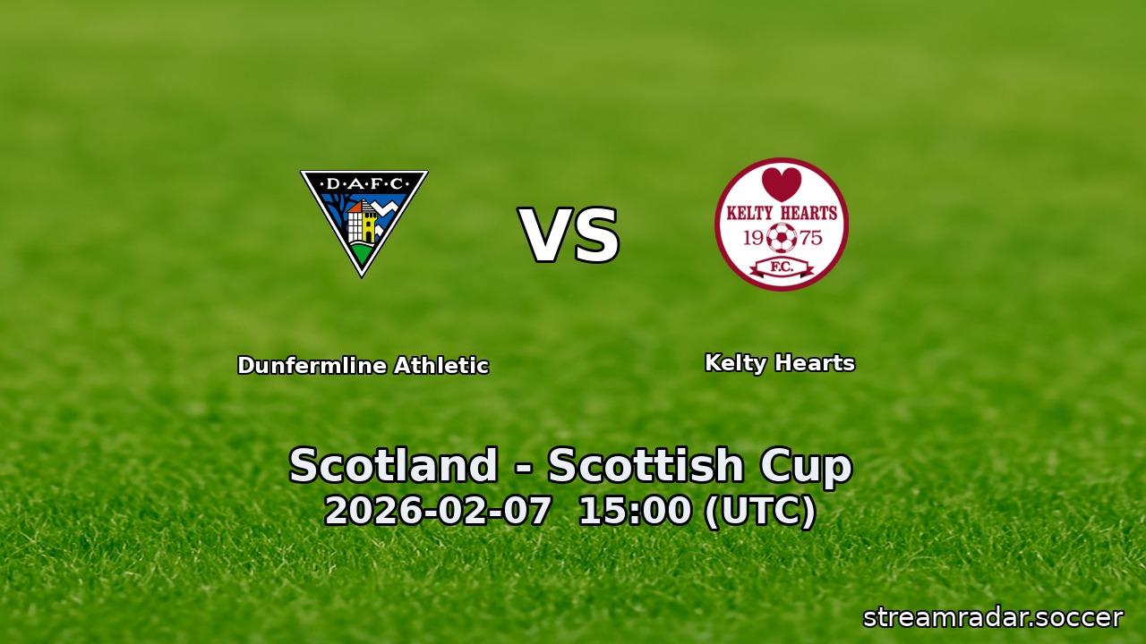 Dunfermline Athletic vs Kelty Hearts