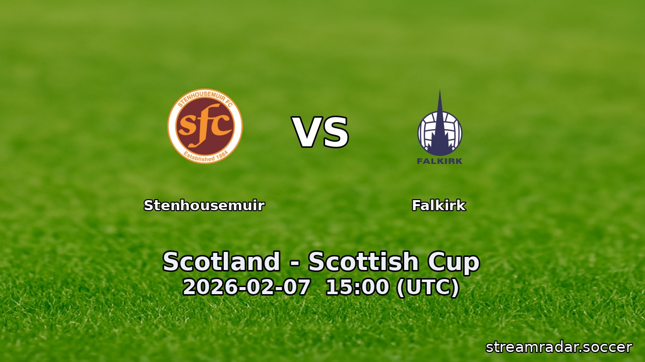 Stenhousemuir vs Falkirk