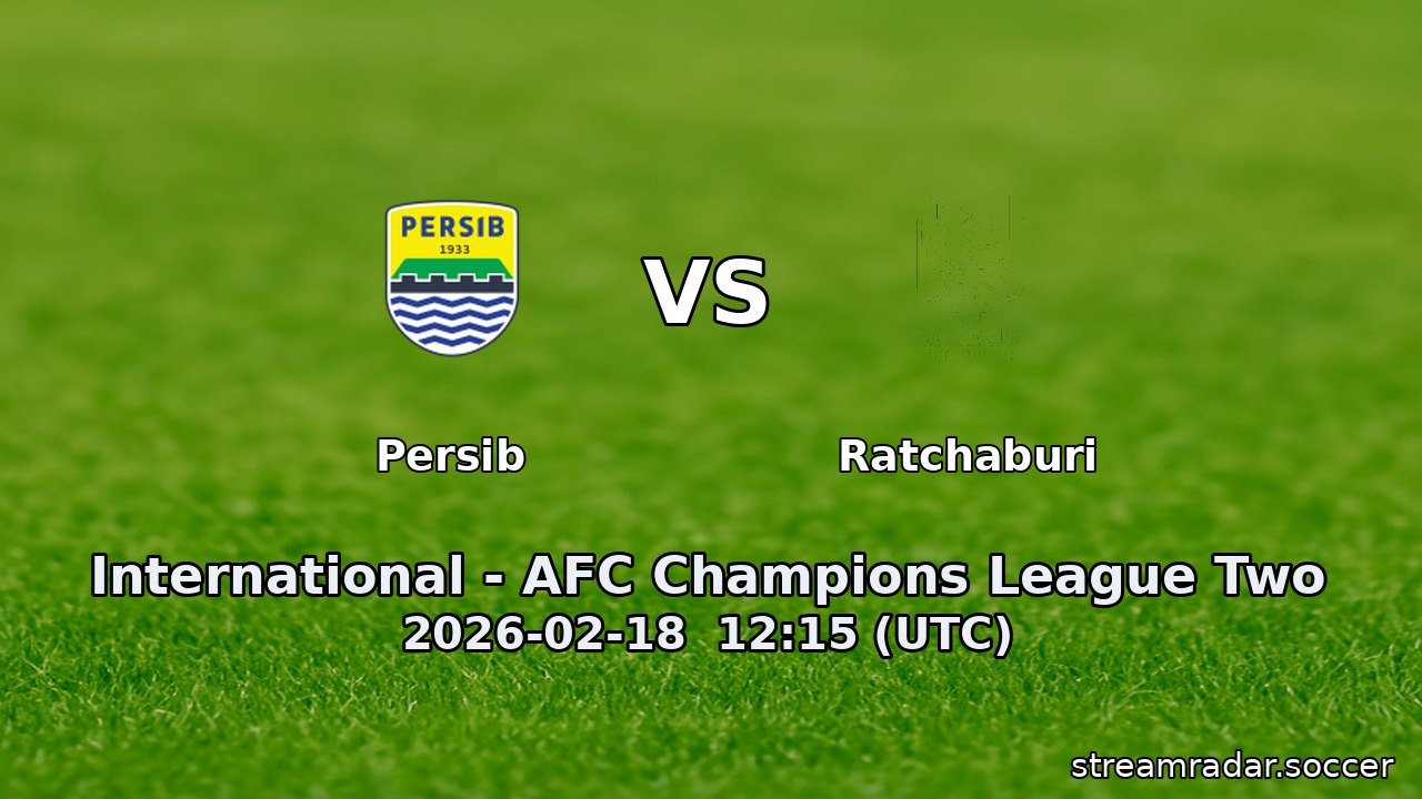 Persib vs Ratchaburi
