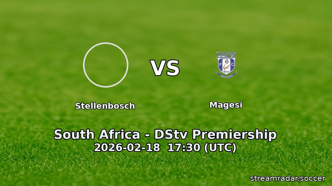 Stellenbosch vs Magesi
