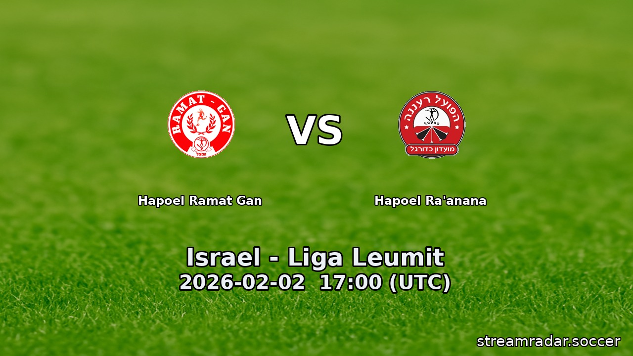 Hapoel Ramat Gan vs Hapoel Ra'anana