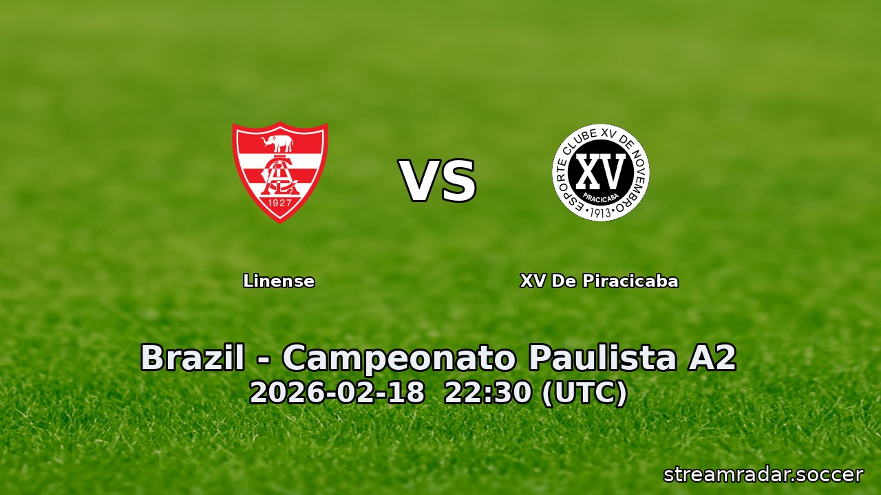 Linense vs XV De Piracicaba