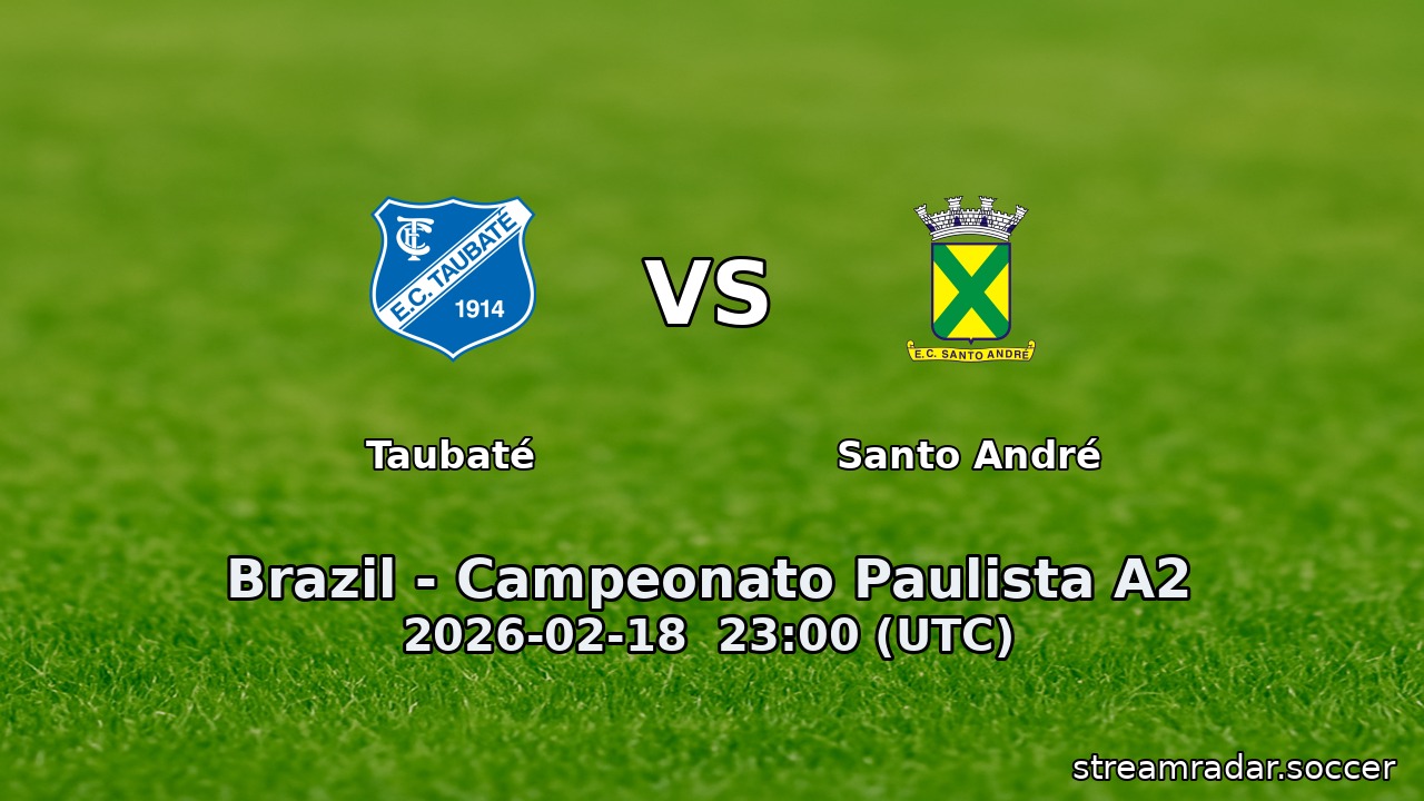 Taubaté vs Santo André