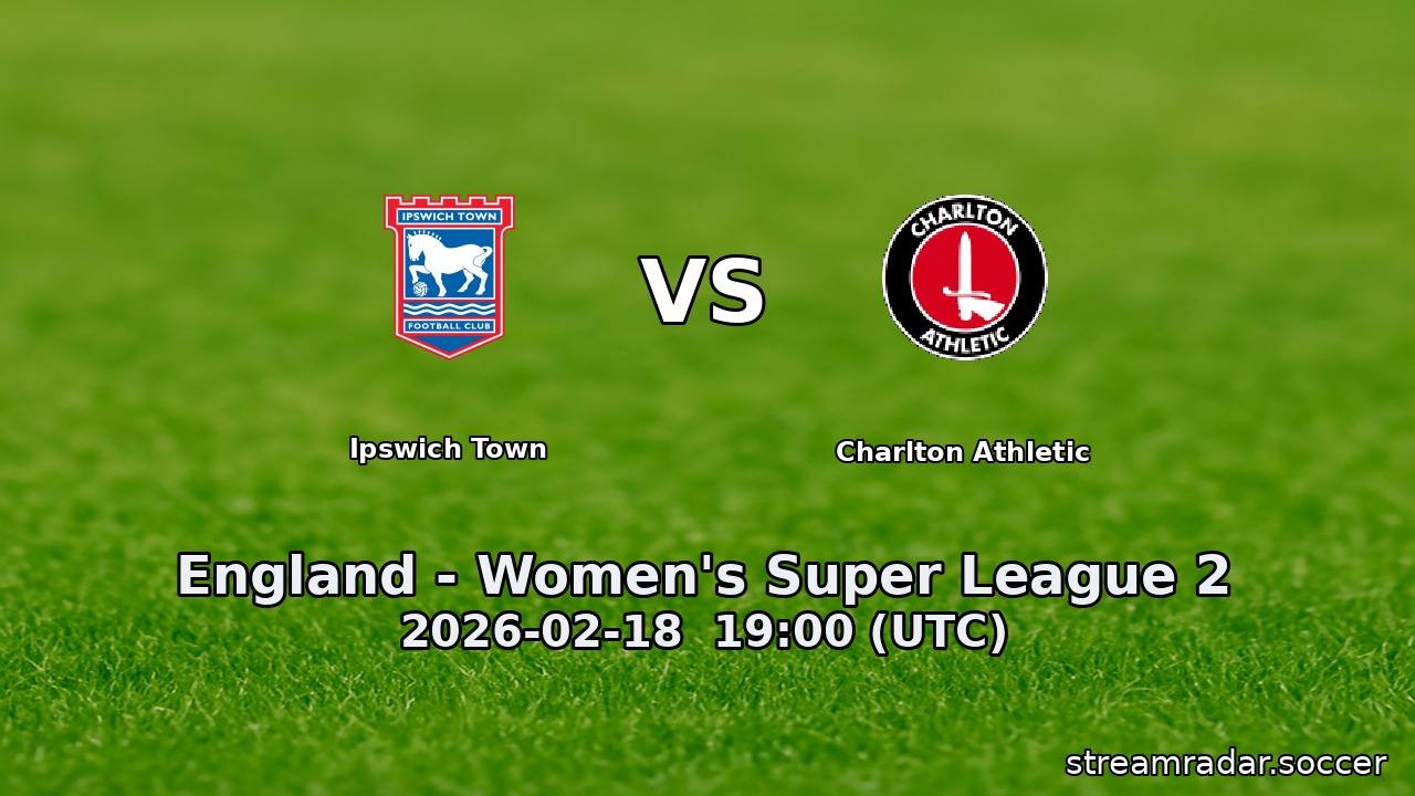 Ipswich Town vs Charlton Athletic