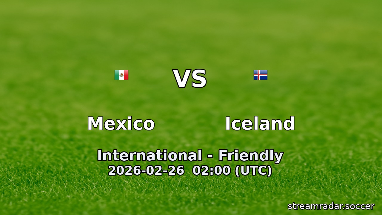 Mexico vs Iceland
