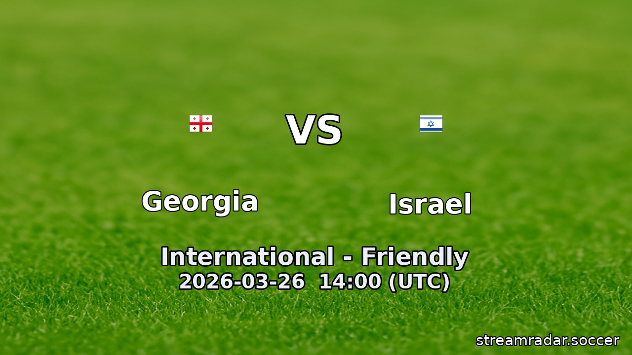 Georgia vs Israel