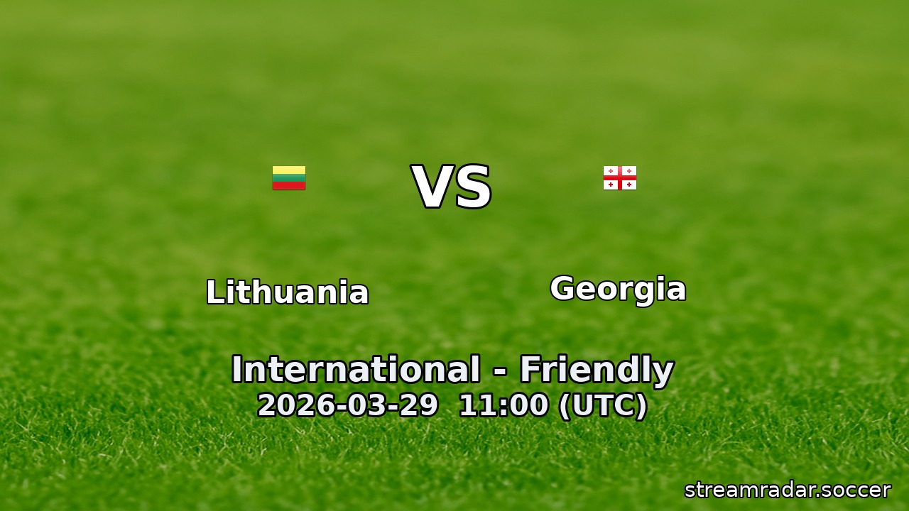 Lithuania vs Georgia