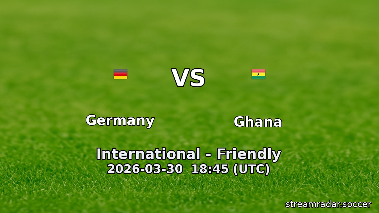 Germany vs Ghana