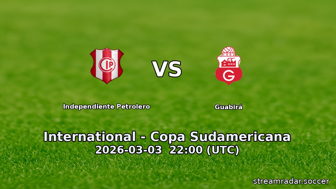 Independiente Petrolero vs Guabirá